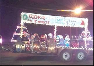 Melinda Foster | The Rosebud News            It was decoration and lights galore last week during the Lott Christmas Parade.