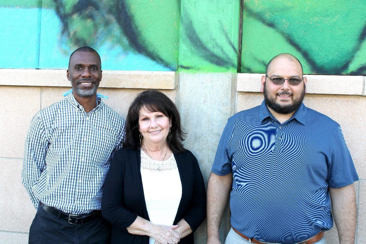 Photo by Ashley BarnerFrom left to right, Veterans Case Manager Charles Ray Harris, Jr., Program Director- Client Services Tammy Stevens, and Veterans Outreach Case Manager Jason McCarty are dedicated to helping low income veterans in need by offering a year-long program to help them get back on their feet.