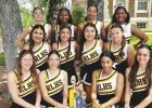 Rosebud-Lott Varsity Cheerleaders. Photos from RL Athletics Facebook