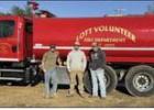 The Lott Volunteer Fire Department’s brand new tanker, purchased with the help of a VFD Assistance Program grant and delivered in the final days of December 2025, is in service! It features a 4,000-gallon water capacity, and a more user-friendly design The Lott Volunteer Fire Department’s brand new tanker, purchased with the help of a VFD Assistance Program grant and delivered in the final days of December 2025, is in service! It features a 4,000-gallon water capacity, and a more user-friendly design
