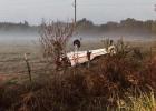 This plane made an emergency landing on Monday morning, October 27 in a field by County Roads 414 &amp; 493 near Hwy 7 between the Brazos River &amp; Chilton. Photo courtesy of Guy Clemmons