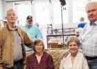 Doug and Ann Garrett Sonntag and Mary Lou and Wayne Garrett at Preservation Rosebud’s open house. Photo by Fran Heugatter