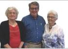 Mark Ellison, speaker at the Rosebud Wednesday Study Club meeting November 12, a “hometown boy,” is flanked by two of his former teachers—Sharon Skupin, left, and Beth Allen. Ellison told stories of his ancestors and the challenges they faced in set Mark Ellison, speaker at the Rosebud Wednesday Study Club meeting November 12, a “hometown boy,” is flanked by two of his former teachers—Sharon Skupin, left, and Beth Allen. Ellison told stories of his ancestors and the challenges they faced in set