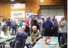 About 100 local and area residents attend the Milam County Open House on Thursday, Oct. 23, at the Milam County Junior Livestock Association (MCJLA), where details about the forthcoming Stargate Data Center were shared. Photo by Alexandra Montoya/Rosebud 