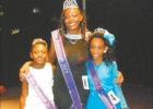 2019 winners (from left) Lil Miss Juneteenth Chyna Smith from Temple; Miss Juneteenth Zakyia Larkin from Temple; and DaNyuha Wells from Cameron.