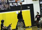 Players enjoy the annual Donkey Basketball game at Rosebud-Lott I.S.D.