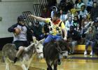 Players enjoy the annual Donkey Basketball game at Rosebud-Lott I.S.D.