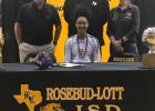 Rosebud-Lott I.S.D. Senior Erakah Easley signed a letter of intent to Ranger College for volleyball