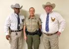 Deputies Linda Mauldin and Case Channon (not pictured) were introduced to Commissioners Court on Feb. 10.