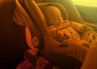  Children’s bodies heat up faster than adults, making them even more vulnerable to heatstroke, even if exterior temperatures are not excessively hot. (Photo courtesy of NHTSA)